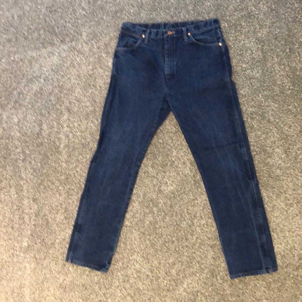 Blue Wrangler Cowboy Cut Jeans